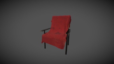 armchair v1 - buy royalty free 3d model salex d122909 3d print model - Mito3D
