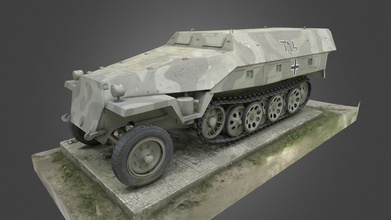 gepanzert Fahrzeug 3d Modell adamsutarik de33239 3d print model - Mito3D