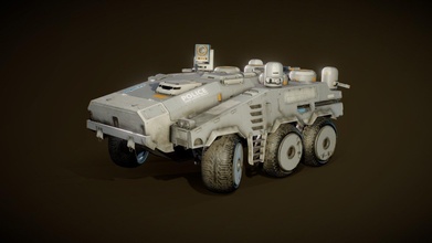 gepanzert Fahrzeug 3d Modell cgrunner ed2c500 3d print model - Mito3D