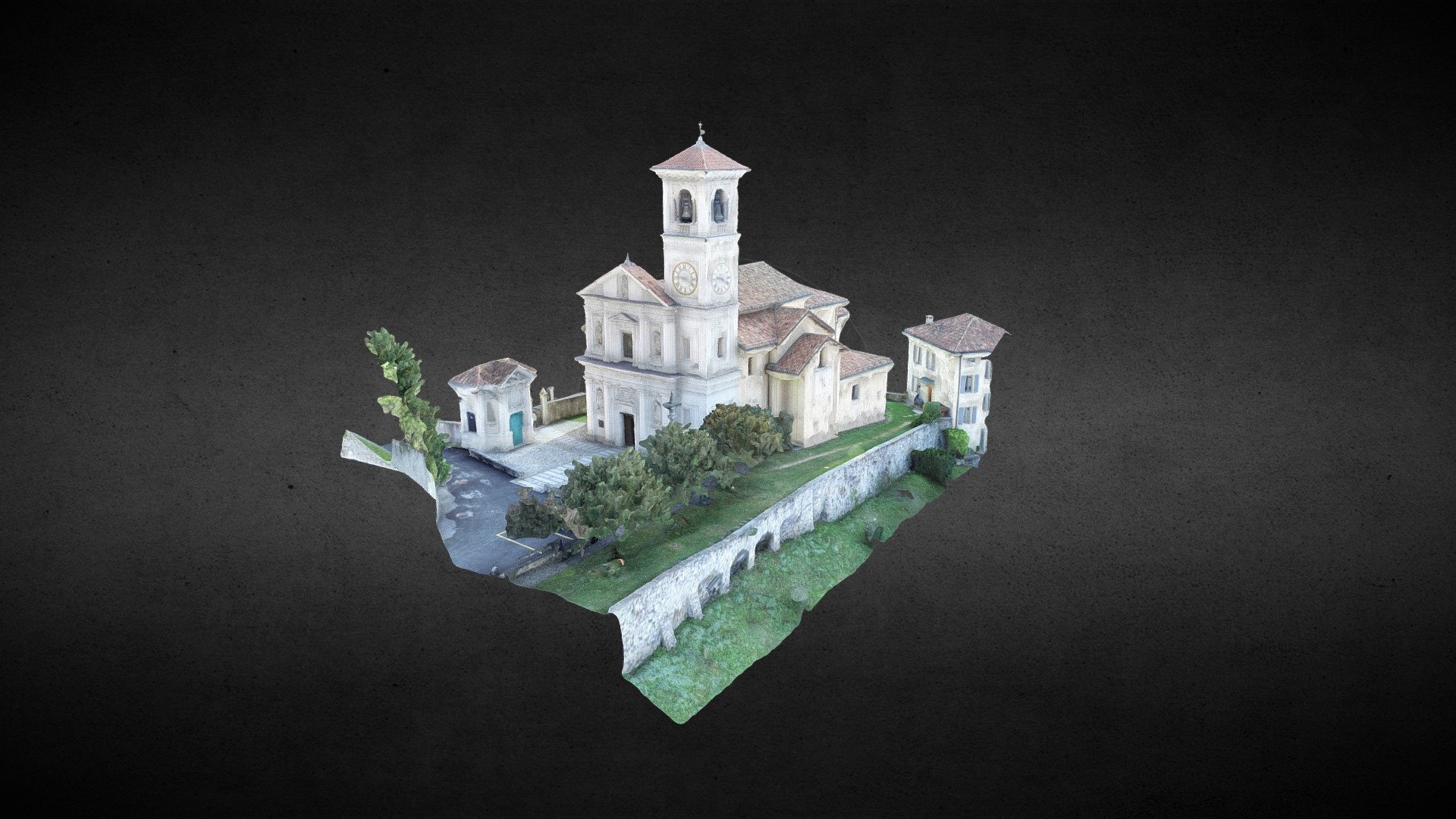 arogno chiesa parrocchiale 3d modello tingenia ingegneria geomatica sa 51ee1d0 3D print model - Mito3D