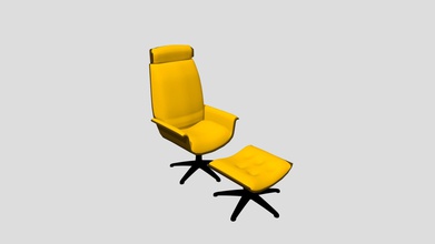 arun hj arm chair - download free 3d model arunhj94 0ac2d75 consists foot rest 3d print model - Mito3D