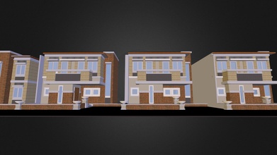 asem dua townhouse - 3d model ardiansyah basha bovian ctghufe 3d print model - Mito3D
