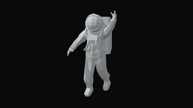 astronaut2 - download free 3d model borisklimov 0d250dc 3d print model - Mito3D