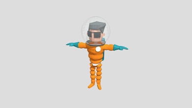 astronauta 3d modelo sandrasanchez 0ac6913 3d print model - Mito3D