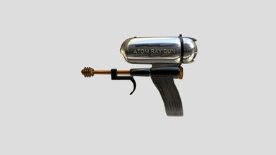 atom ray-gun - download Kostenlose 3d-Modell aptass 7f18ea9 hiller ray gun späten 1940er Jahren Spritzen Wasser, Spielzeug atom-Strahl-Gewehr 3d print model - Mito3D