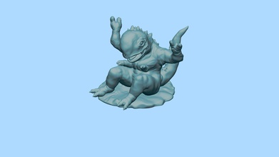 baby balaton beast boby - 3d model ger attila jagerattila 181855d 3d print model - Mito3D