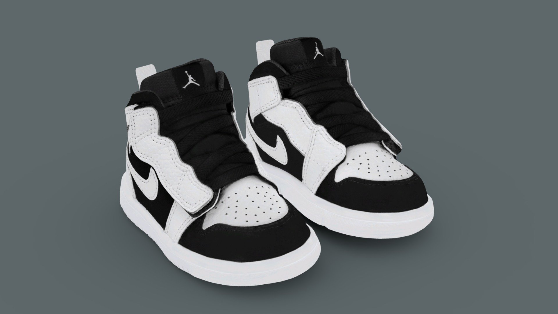 bébé sneaker Nike air Jordan 1 milieu alt acheter royalties libre 3d modèle Vincent vincentpage école enfant enfants Urbain seconde vie ar chaussures 3D print model - Mito3D