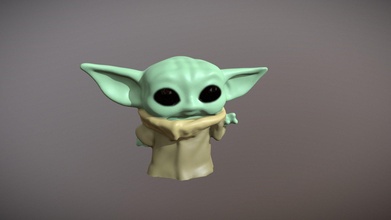 baby yoda funko - download free 3d model wittybacon 8bbcbce 3d print model - Mito3D