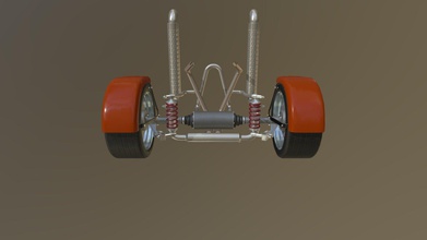 roda traseira - modelo 3d voyager8d 9dd72f4 trike wip 3d print model - Mito3D