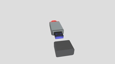 male USB veloce guidare Scarica gratuito 3d modello morto cellula 1306677 3d print model - Mito3D