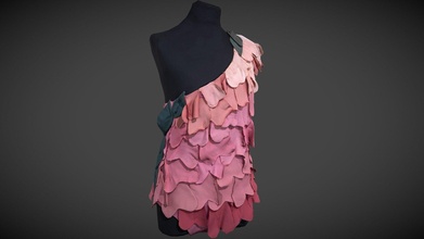 balé traje rosa malha Alto 3d modelo ninma mur ddbf9e3 3d print model - Mito3D