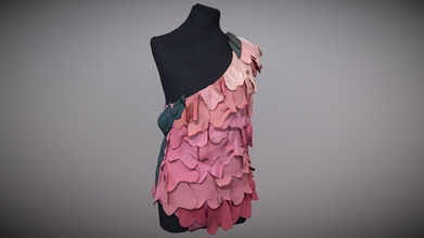 balletto costume rosa body alto res 3d modello Teatro Museo 43b8d75 3d print model - Mito3D