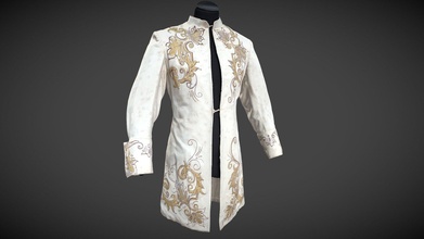ballet costume white coat - 3d model ninma ritis 8b1f7f9 3d print model - Mito3D