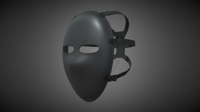 ballistic mask - download free 3d model d3 dentro 4c366ee 3d print model - Mito3D