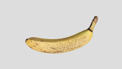 Banane skaliert zusätzlich Formate Kaufen Lizenzgebühren frei 3d Modell Sedimente Müller Lebensmittel Metashape agisoft Photogrammetrie metashape 3d print model - Mito3D