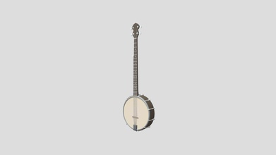 banjo comprar realeza gratis 3d modelo + edplus b8423b0 3d print model - Mito3D