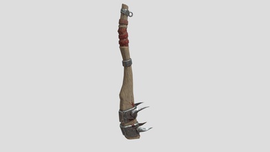 barbaric hammer withblood - download free 3d model divineblood 19eedd2 3d print model - Mito3D
