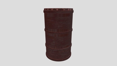 barrel colored rusted - download free 3d model len lenny au d6892d6 3d print model - Mito3D