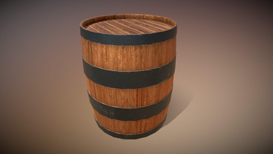 barrel unreal - buy royalty free 3d model jorgedohms e24710c less texture maps modeled 3ds max texturized substance painter 2k quality game ready asset follow me now there new assets come 3d print model - Mito3D