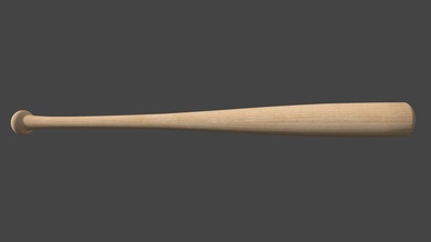 baseball bat - 3d model vernyul5 ad21312 3d print model - Mito3D