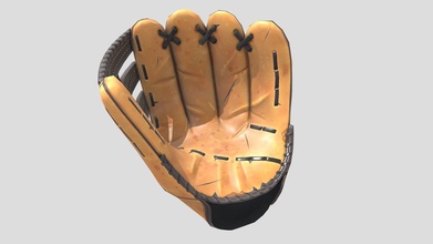 baseball guanto 3d modello piotr pisiak piopis dec22d5 3d print model - Mito3D