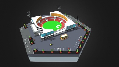 baseball stadium - buy royalty free 3d model streakbyte 89dd703 3d print model - Mito3D