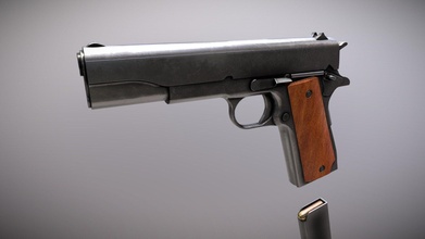 básico 1911 pistola baixar livre 3d modelo ezg01 9b9a6cc 3d print model - Mito3D
