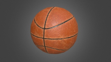 basketball Balle poly pbr mode acheter royalties libre 3d modèle aleksandrkorostyliov 10d0ea3 3d print model - Mito3D