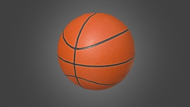 basketball Balle poly pbr modèle acheter royalties libre 3d aleksandrkorostyliov 657fe73 3d print model - Mito3D