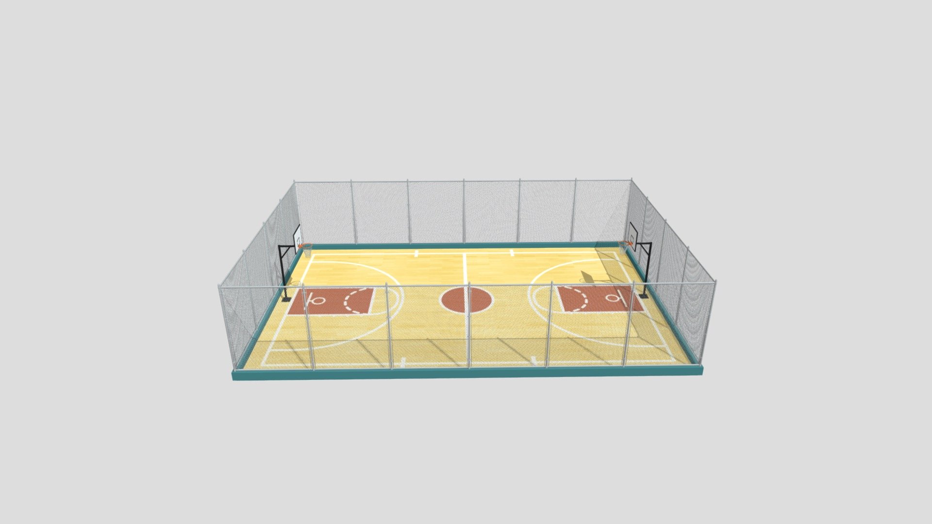 baloncesto Corte comprar realeza gratis 3d modelo + edplus f1eecba 3D print model - Mito3D