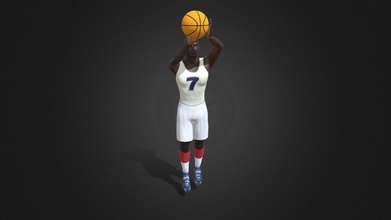 basketball shot - download free 3d model 3ddomino 6e78875 3d print model - Mito3D