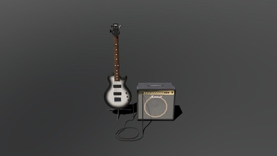gitar 2 8 bas - 3d model bassard 7df6fcb sadece test 3d print model - Mito3D