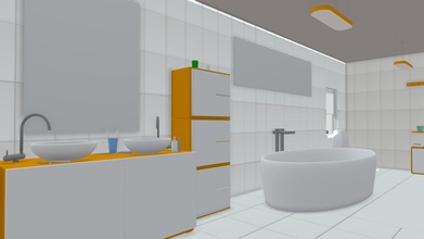 bathroom interior 2 - buy royalty free 3d model kopofx afc5cc1 3d print model - Mito3D