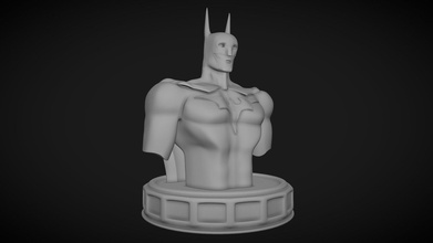 batman bust model - buy royalty free 3d maxartist d1f9454 3d print model - Mito3D