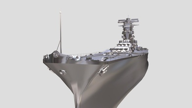 Schlachtschiff Yamato download frei 3d Modell kaguyasamafa kaguyafa 7ba2824 3d print model - Mito3D