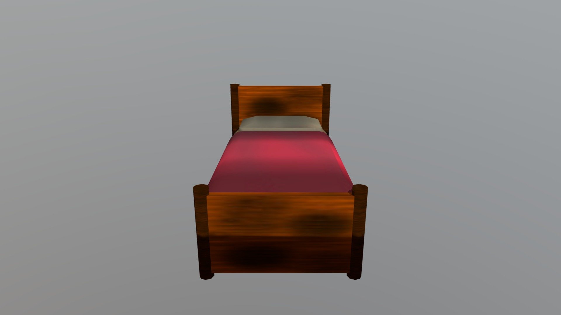 cama - descargar gratis 3d modelo mahmood34 f75e111 básico de baja poli ideal juegos video totalmente textura la 3D print model - Mito3D