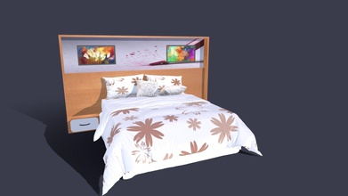 bed 06 - buy royalty free 3d model jasirkt 6b78013 3d print model - Mito3D