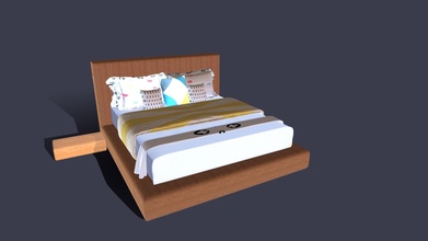 bed 15 - buy royalty free 3d model jasirkt ded8f07 3d print model - Mito3D