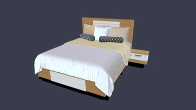 bed 18 - buy royalty free 3d model jasirkt 8ad363f 3d print model - Mito3D