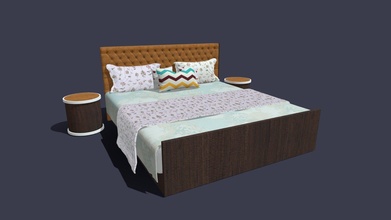 bed 22 - buy royalty free 3d model jasirkt 15e1463 3d print model - Mito3D