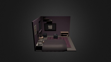 yatak odası diyorama 3d model Sophie eb96db7 3d print model - Mito3D