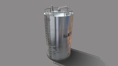 benzene industrial storage tank - buy royalty free 3d model magiccgistudios 54e08dd created blender 279 280 textured substance painter 2 2k resolution basecolor metallic roughness & normal maps low poly tested eevee render engine nice asset your project detailed easily duplicate rack tanks fill out scene approximate real world scale applied 3 formats provided blend fbx obj + all textures thanks looking 3d print model - Mito3D