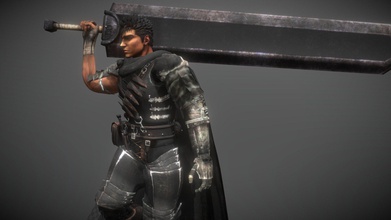 berserk guts - buy royalty free 3d model daniel handyside-cook mrtophat b2750cf make sure check out all animations clicking button next play did not create but rig animate hope you like 3d print model - Mito3D