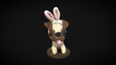 best bunny pug - download free 3d model ryegrady f3c17aa my favorite its early one created using reality capture 3d print model - Mito3D