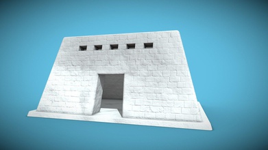 big igloo - download free 3d model sangeetblaze cc91135 just simple looking house modelled textured game called humanity savr 3d print model - Mito3D