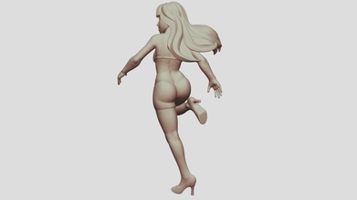 Bikini Mädchen download frei 3d Modell schreienorange 3115fba 3d print model - Mito3D