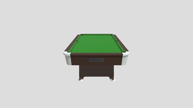 billiard table - download free 3d model harrimyl 411bfab 3d print model - Mito3D