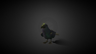 uccello corvo acquistare royalty gratuito 3d modello maxdesign e008aaf 3d print model - Mito3D