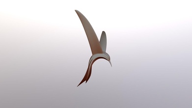 uccello statua arte deco Scarica gratuito 3d modello filippogrespan fa43ce9 3d print model - Mito3D