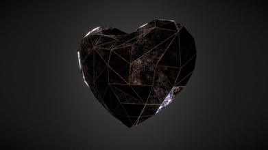 siyah kristal kalp satın almak telif Bedava 3d model Behnam gbehnamg 4acbf26 3d print model - Mito3D